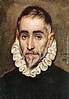 El Greco Famous Paintings - Portrait of an Elder Nobleman